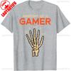 Anatomy of A Gamer Skeleton Hand Funny Unisex Boys Teens TShirt Unisex Printed Tshirt Tops Vintage Classic Fashion Oneck