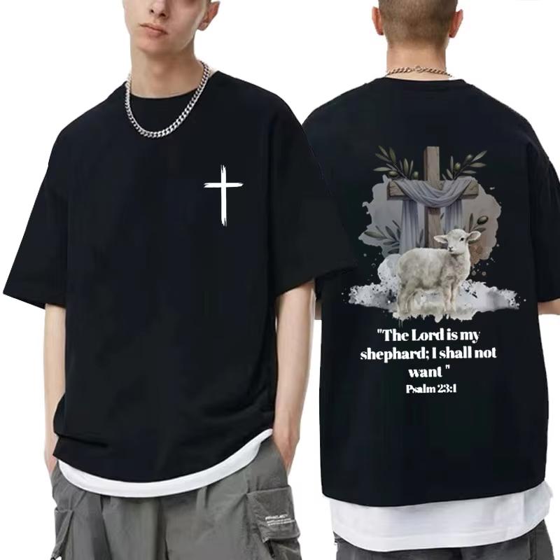 

Jesus Faith Over Fear Christian Peace Dove Graphic T-shirts Men Women Fashion Casual Oversized T Shirt Man Cotton Tshirt - Me... S разноцветный
