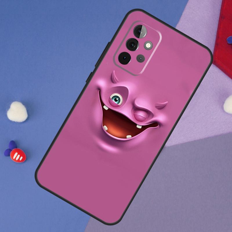 3D funny face Cute Case For Samsung Galaxy A55 A35 A32 A12 A22 A52 A06 A54 A34 A14 A56 A36 A26 A16 A13 A53 A15