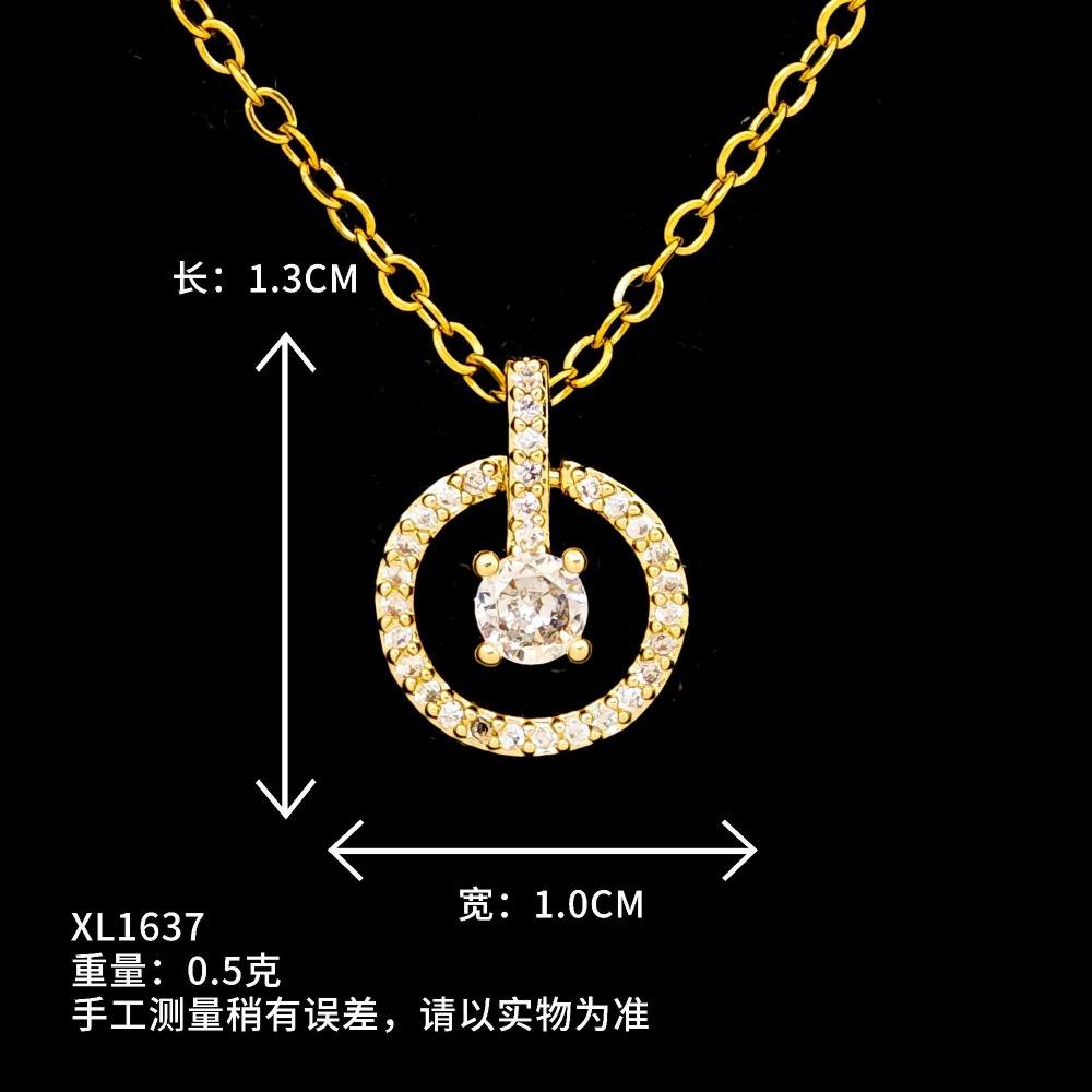 Necklace Women Do Not Fade Summer Small Cute Temperament Titanium Steel Necklace Versatile High-end Jewelry Simple Collarbone Chain