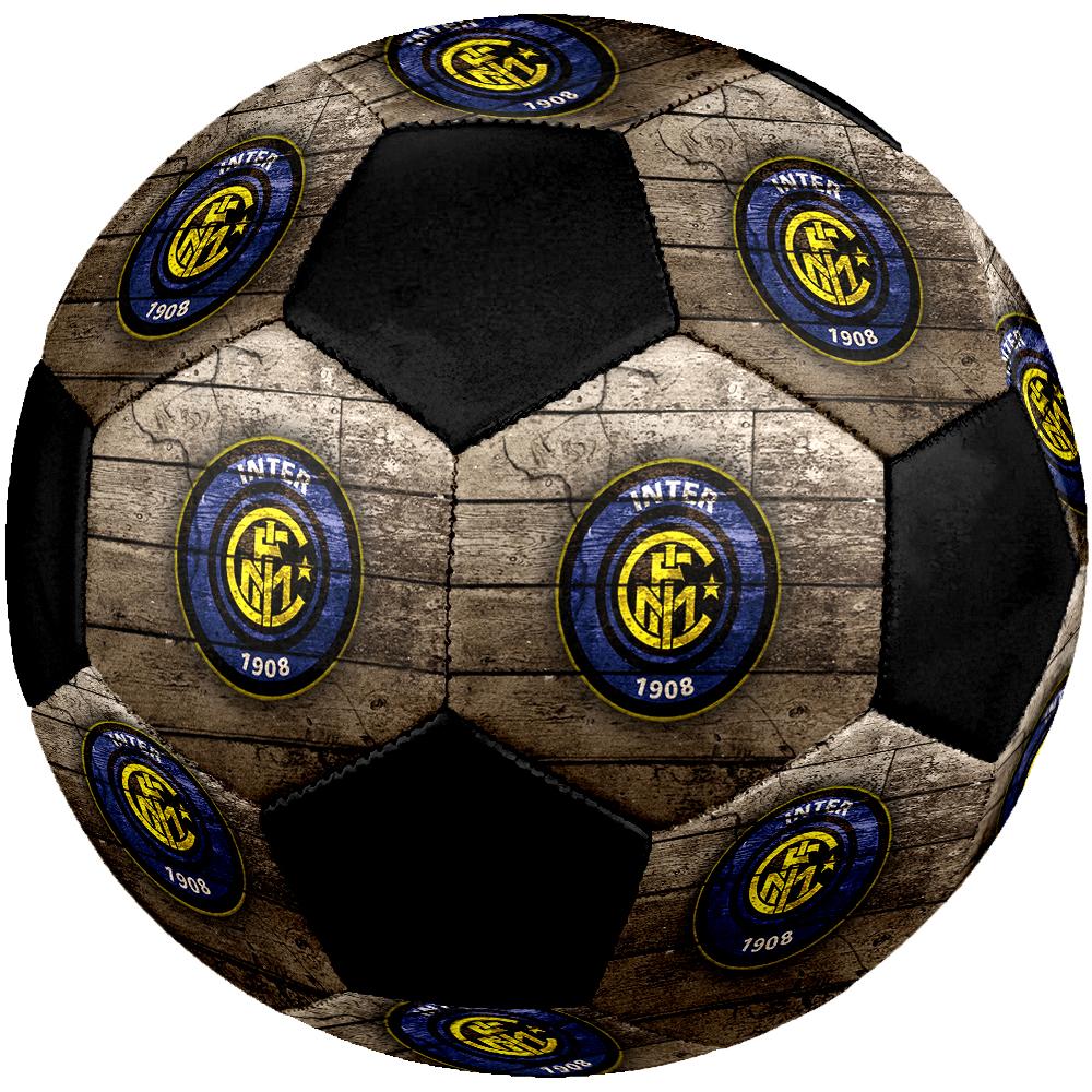 TAGLIA 5 Pallone da Calcio FC Internazionale Milano Colorato Per Tutte le Età Cucito a Macchina PVC Pronto per la Competizione Resistente Alta Rimbalzabilità