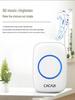 Wireless Home Doorbell, Self-Powered, Ultra-Long Range, No-Drill, 86 Type Design, Outdoor, Includes Elderly Call Button, One-to-Two System