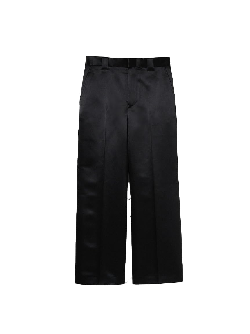 

Атласные брюки MWFP244089 BLK [Miesloe] женские чёрный