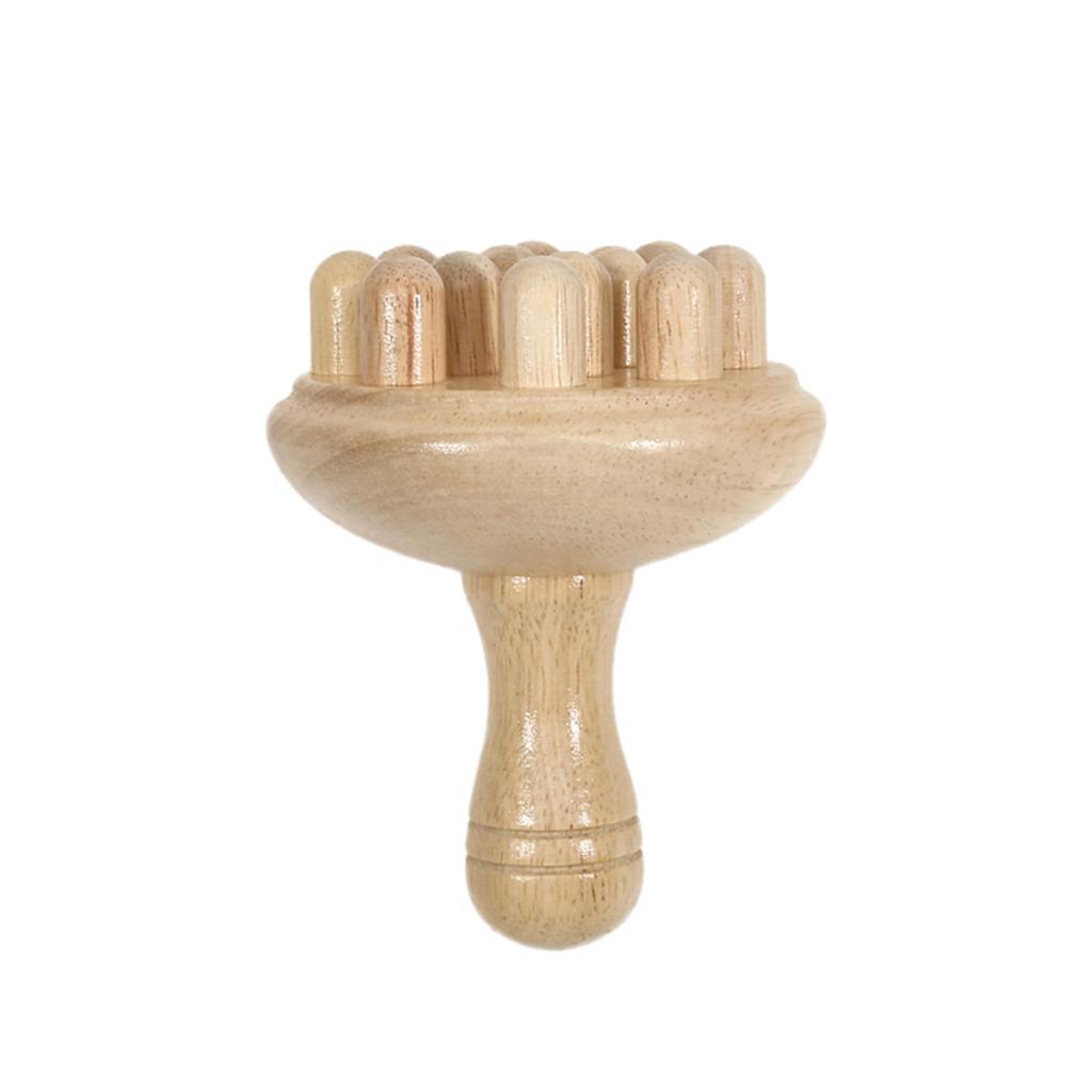Wooden Mushroom Shape Massage Manual Wood Therapy Massage Tool Anti Cellulite Maderoterapia Lymphatic Drainage for Full Body Use