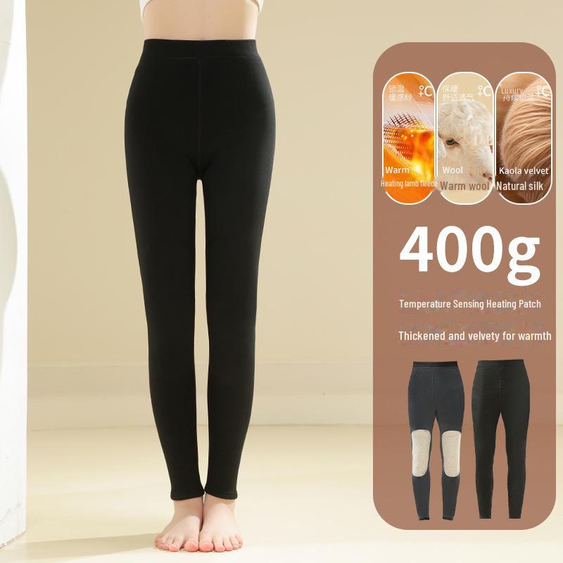 

Унисекс-штаны с наколенниками из смеси шерсти и шелка с бархатом из полыни — мягкие, удобные, не мнутся, не скатываются, осенние брюки women s; XXXXXL