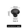 Gold Black Stainless Steel Round Drawer Handle for Kitchen or Shoe Cabinets