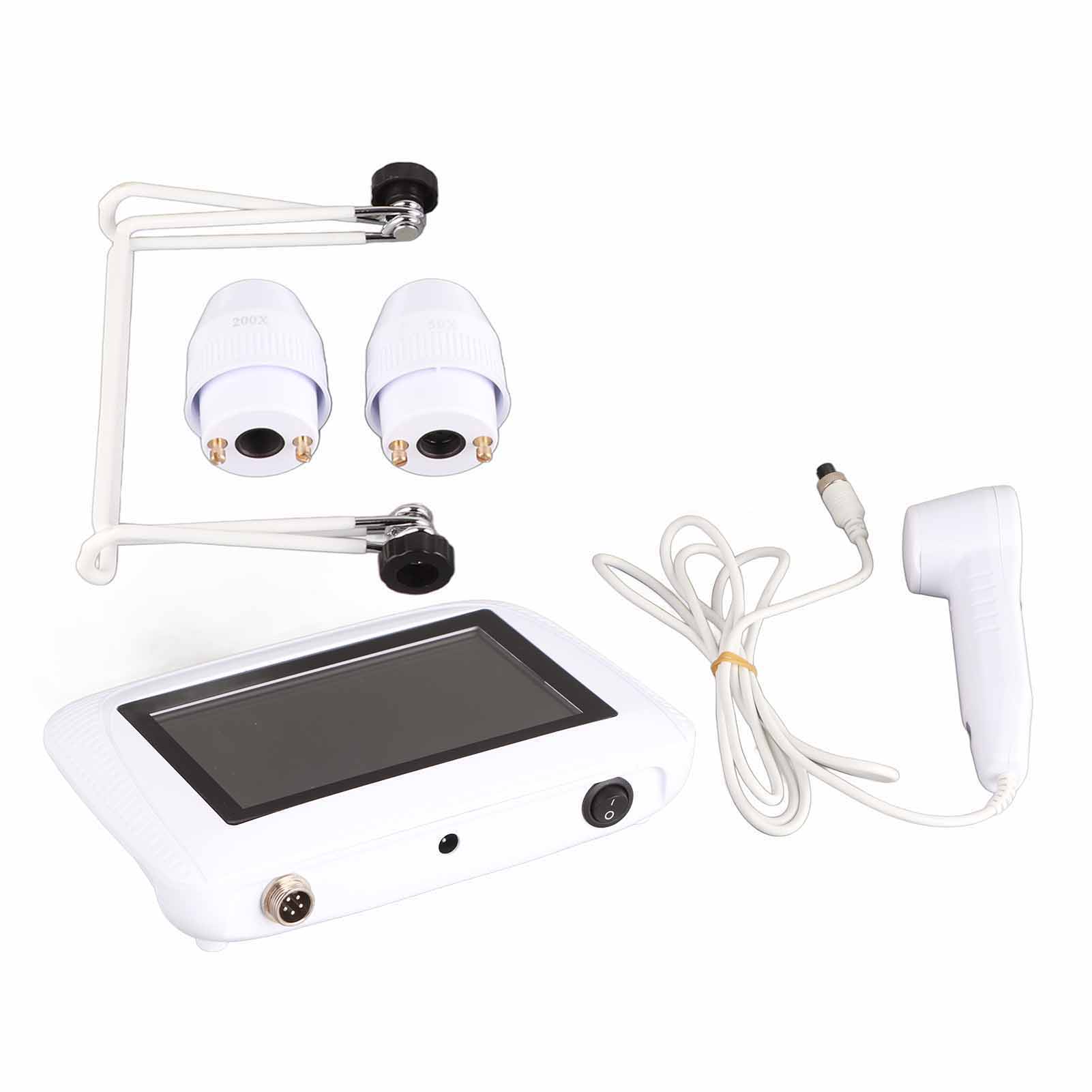 

Scalp Moisture Tester 5 Inch Rechargeable Scalp Hair Follicle Oil Moisture Magnifying Detector Analyzer Skin Pigment Tester