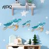 Coastal Resort Wall Ornaments 3Pcs Wooden Turtle Art Ocean Theme Hanging for Bathroom Mediterranean Home Accents Living Room Bedroom Beach