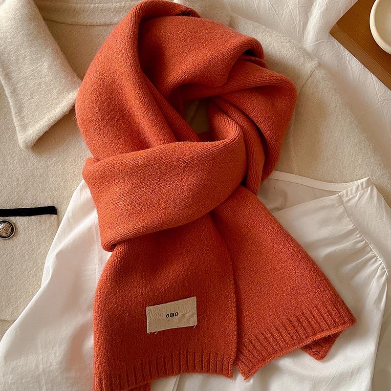 Warm Cashmere Soft Scarf Women Shawl Knitting Wraps Luxury Thick Blanket Winter Bufanda Pashmina Female Travel Stoles
