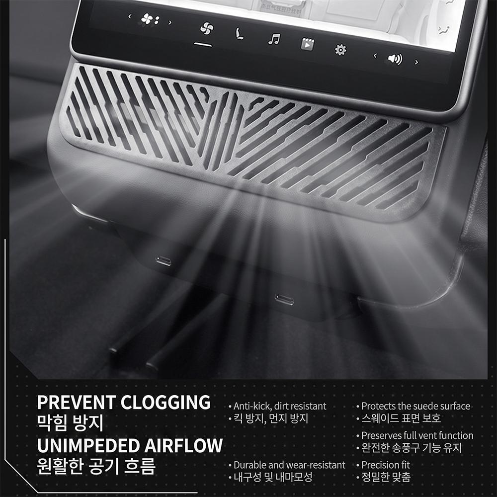 Interior Accessories AC Vent Cover For Tesla New Model Y L YL Juniper 3 Highland 2026 Long Wheelbase LWB Rear Air Outlet Grille