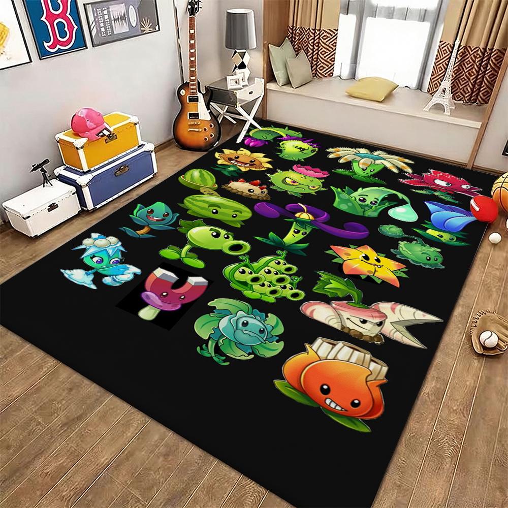 Plants Vs Zombies Carpet Living Room And Bedroom Mats Floor Mats Doormat Office Chair Cushion Room