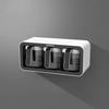 3Bottle Spice Rack Wall Mount Kitchen Storage Rack Seasoning Box Sugar Salt Container Organizer Jar Spice Holder Kitchen Storage