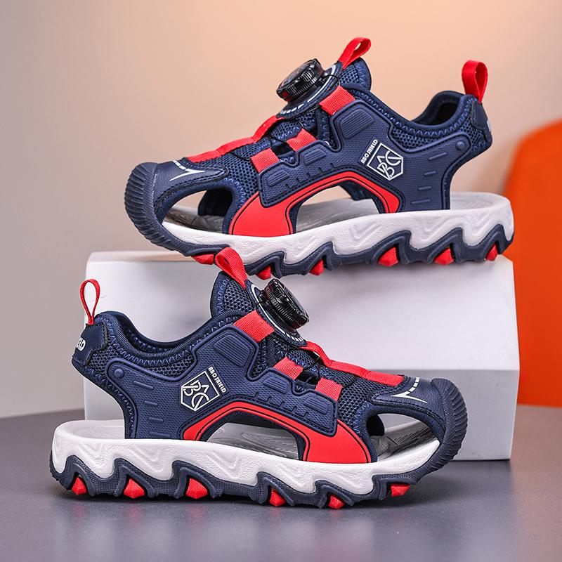 28-39 Kids' Beach Sandals Closed Toe Anti-collision Girls' Beach Sports Sandals for Boys