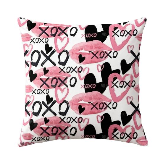 

Yousheng Наволочка на подушку ко Дню святого Валентина 18 x 18 Мягкий плюшевый искусственный мех Сердце любви Наволочка для подушки Вышивка Декоративный чехол для подушки для гостиной спальни дивана 1pc I