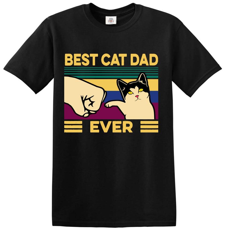 Cat tshirt pew pew madafakas coffee retro kitten best cat dad funny unisex tee 2XL