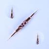Dual-Use Nail Brush Pen Fiber Bristles Metal Body Multifunctional Nail Pen for Sculpting And UV Nail Art