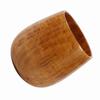 Solid Structure Wood Wooden Mug Heat Resist Smooth Coffee Cup Retro With Handhold Japan Style Cup Home Leisure