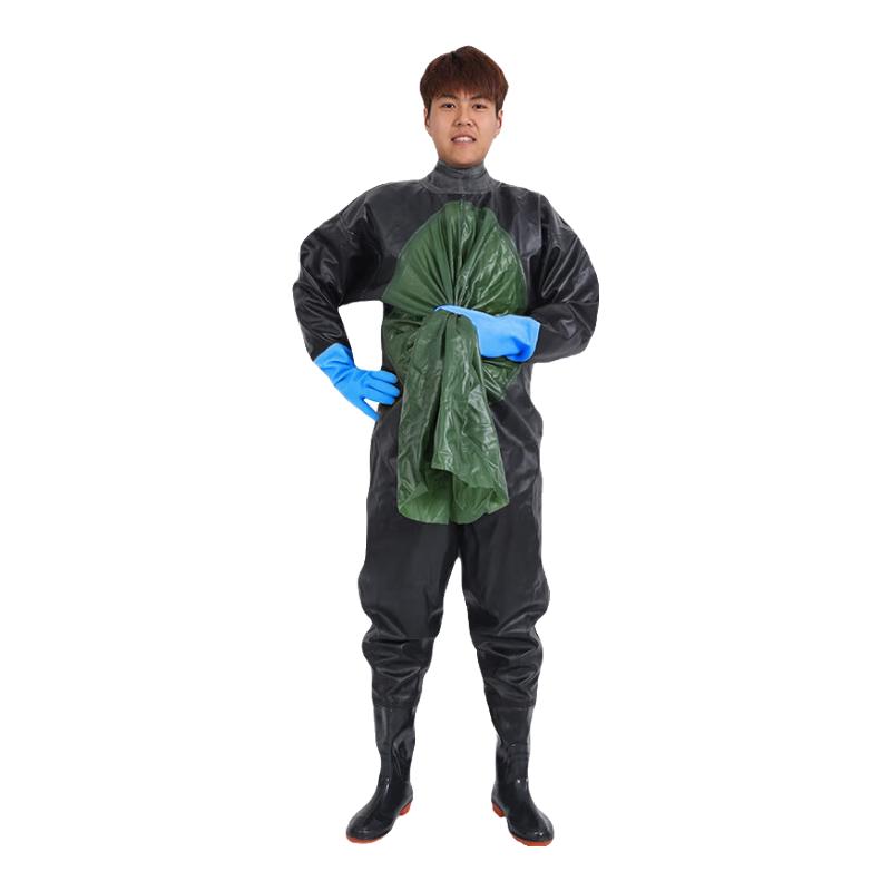 XiHuang Full Body Waders with Integrated Boots 39