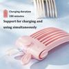 Easy Hair Styling Accessory 1/2Pcs Heated Volume Clip, Cordless Root Lifter Comb with 2 Fast Heating Volumizer Heat Settings, USB Rechargeable