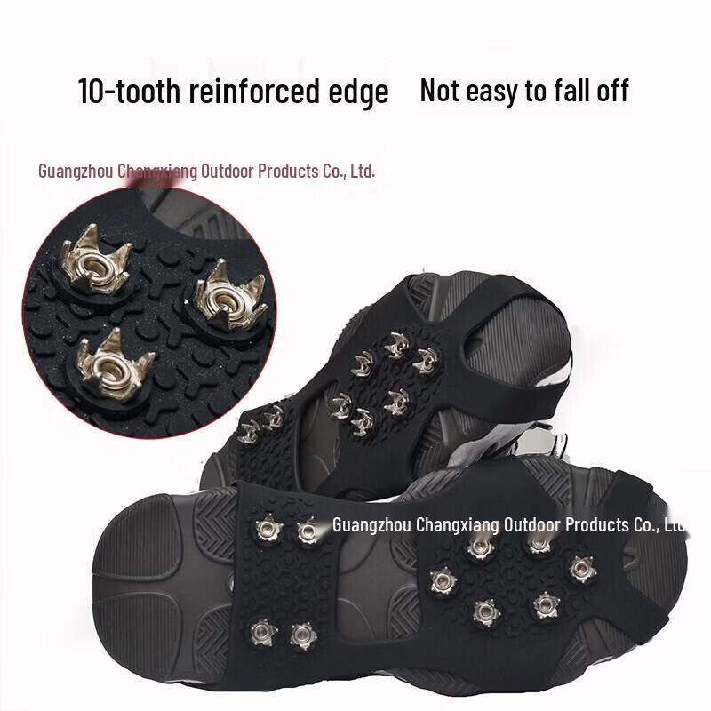 ML 10-Spike Silicone Ice Grips Shoe Covers