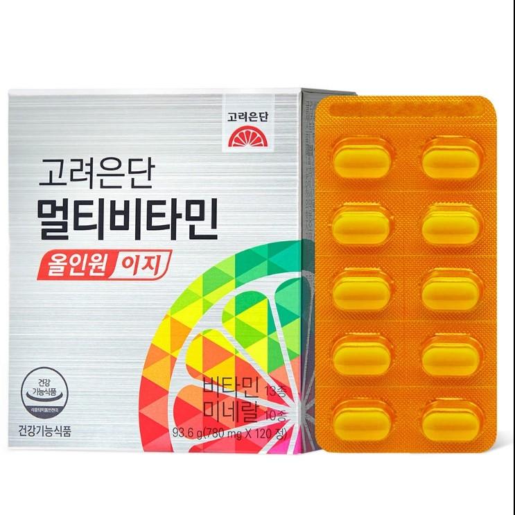 [Korea Eundan] Vitamin C 1000 Easy + Vitamin D 120 tablets (60 days supply), Korean health food