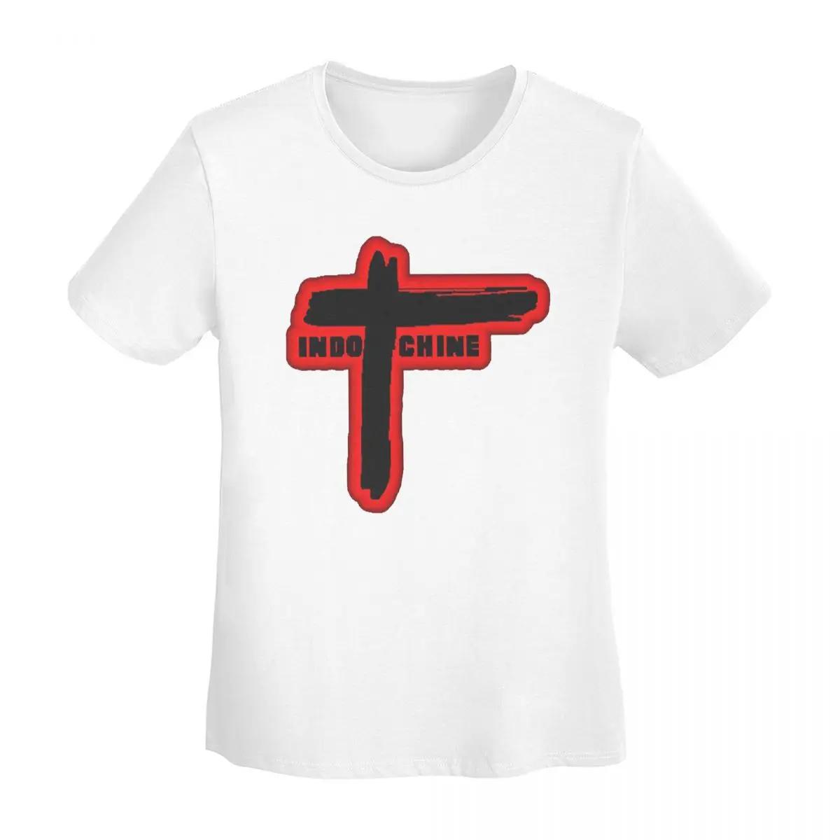 

Indochine TShirt Women Short Sleeve T Shirts ONeck Streetwear Cotton Summer Tees Streetwear S