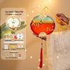 Solid Wood DIY Lantern Kit: Horse Year 2026 Festive Handheld Flower Lantern for Kids