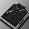 Sommerliches Herren-Poloshirt mit Reverskragen und locker sitzendem, halbarmigem Business-Casual-Kurzarmhemd