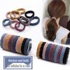 Korean Thickened Seamless Hair Ties: High Elasticity Hair Ropes & Rubber Bands for Women