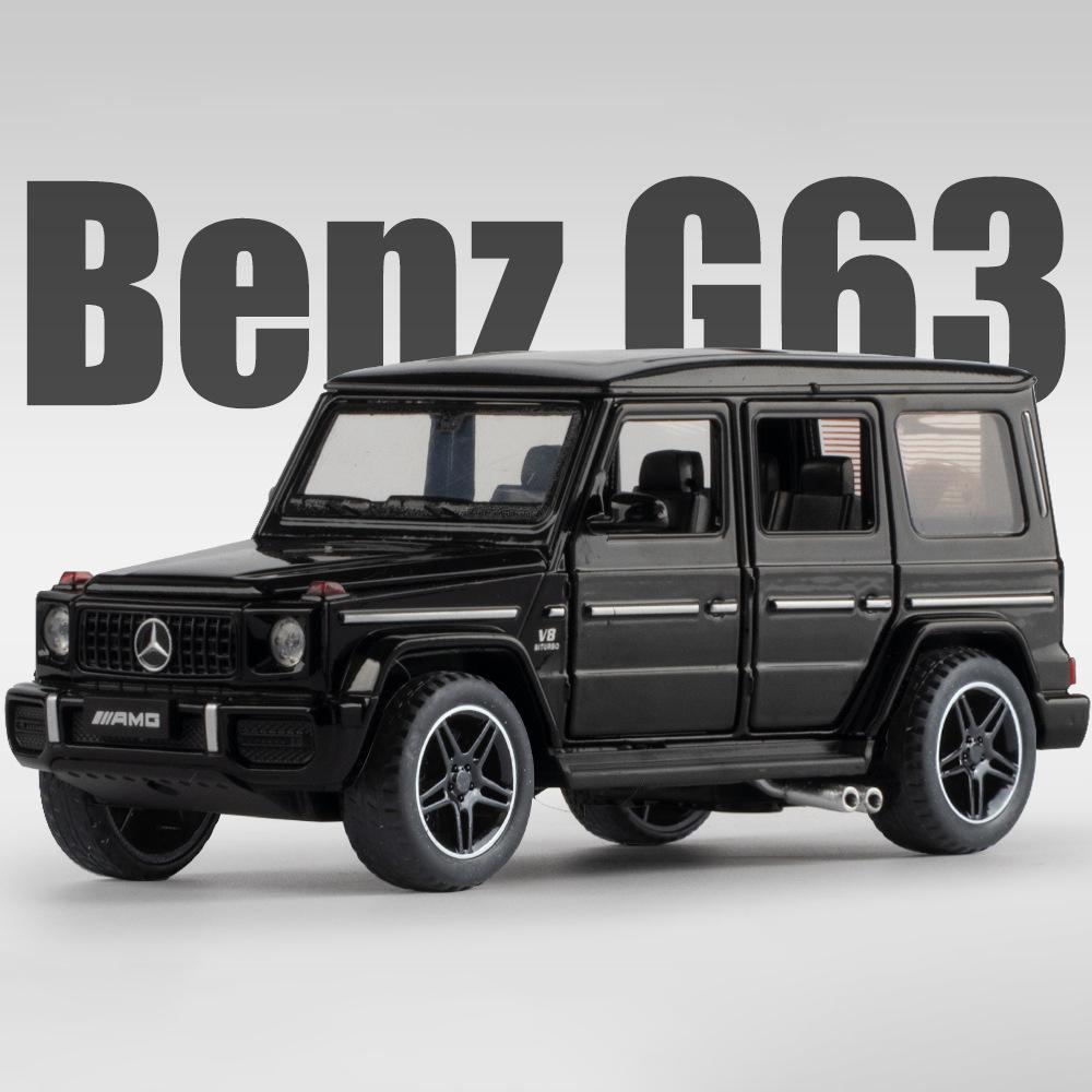 1:32 Benz G63 SUV Legierungsmodellauto Spielzeug Diecasts Metallguss Sound und Licht Autospielzeug für Kinder Fahrzeug