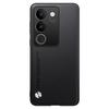 New Protective Cover for Vivos17Pro, S16e, S15, and S12 with Kevlar Anti-fall Feature In Official Plain Leather Design.