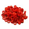 100 pcs Inner Diameter 12MM 14MM Pigeon Bird Plastic Clip Rings Pigeon colored foot ring No.1-100 Poultry Leg Bands