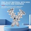 110-Piece Zinc Alloy Spiral Expansion Tube for Gypsum Board