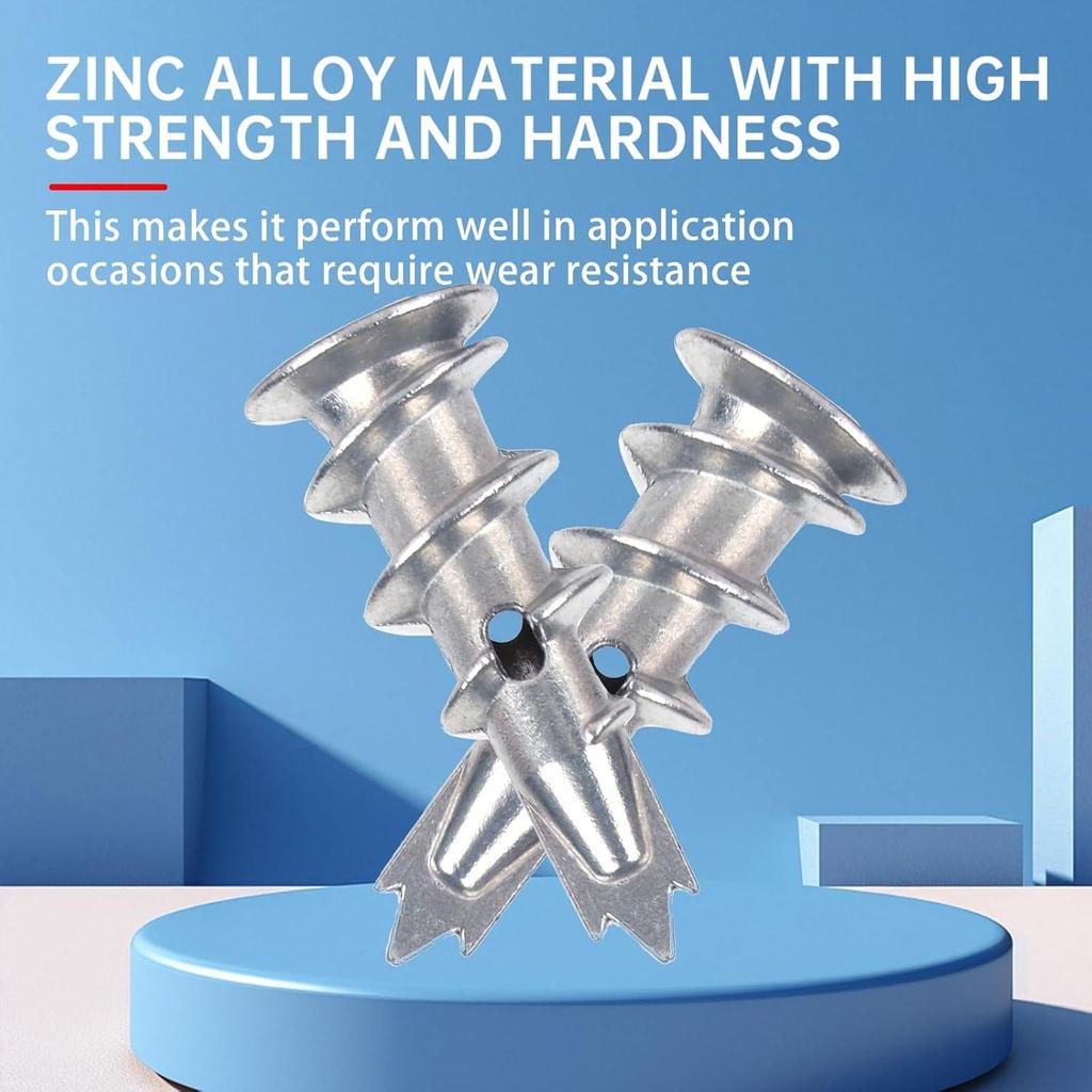 110-Piece Zinc Alloy Spiral Expansion Tube for Gypsum Board
