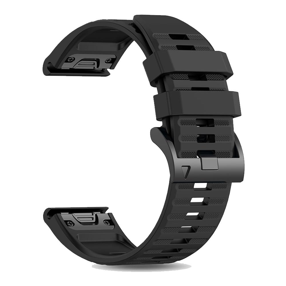 QuickFit 22mm 26mm Silicone Watch Band For Garmin Fenix 6 6X Pro 7X 7 8 E 5X 5 Plus Epix Gen 2 Forerunner 955 965 Tactix 8 Strap