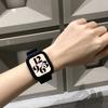 Silikonarmband + Hülle für Apple Watch Armband Ultra 2 49mm 44mm 45mm 42 40mm 38 41mm Damenarmband für iWatch 9 7 8 6 5 4 SE Armband
