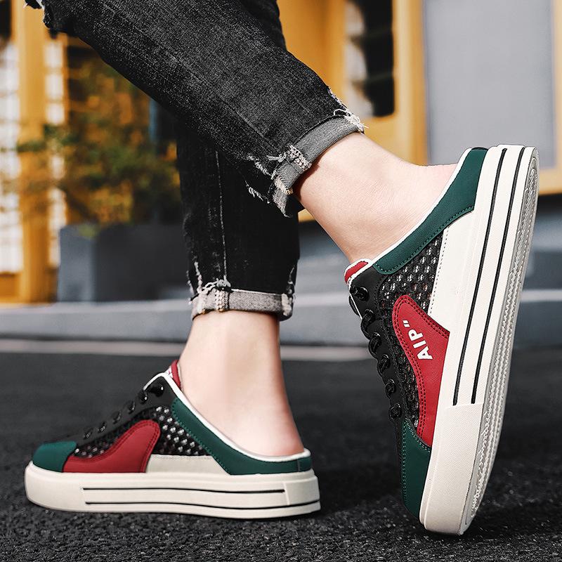 

Men s shoes 2025 summer new breathable mesh sports leisure ins trend trendy brand fashion board shoes student trendy shoes 44