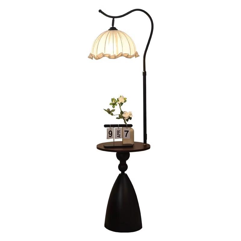 OEING Modern Floor Lamp with Wireless Charging & Dimmable LED