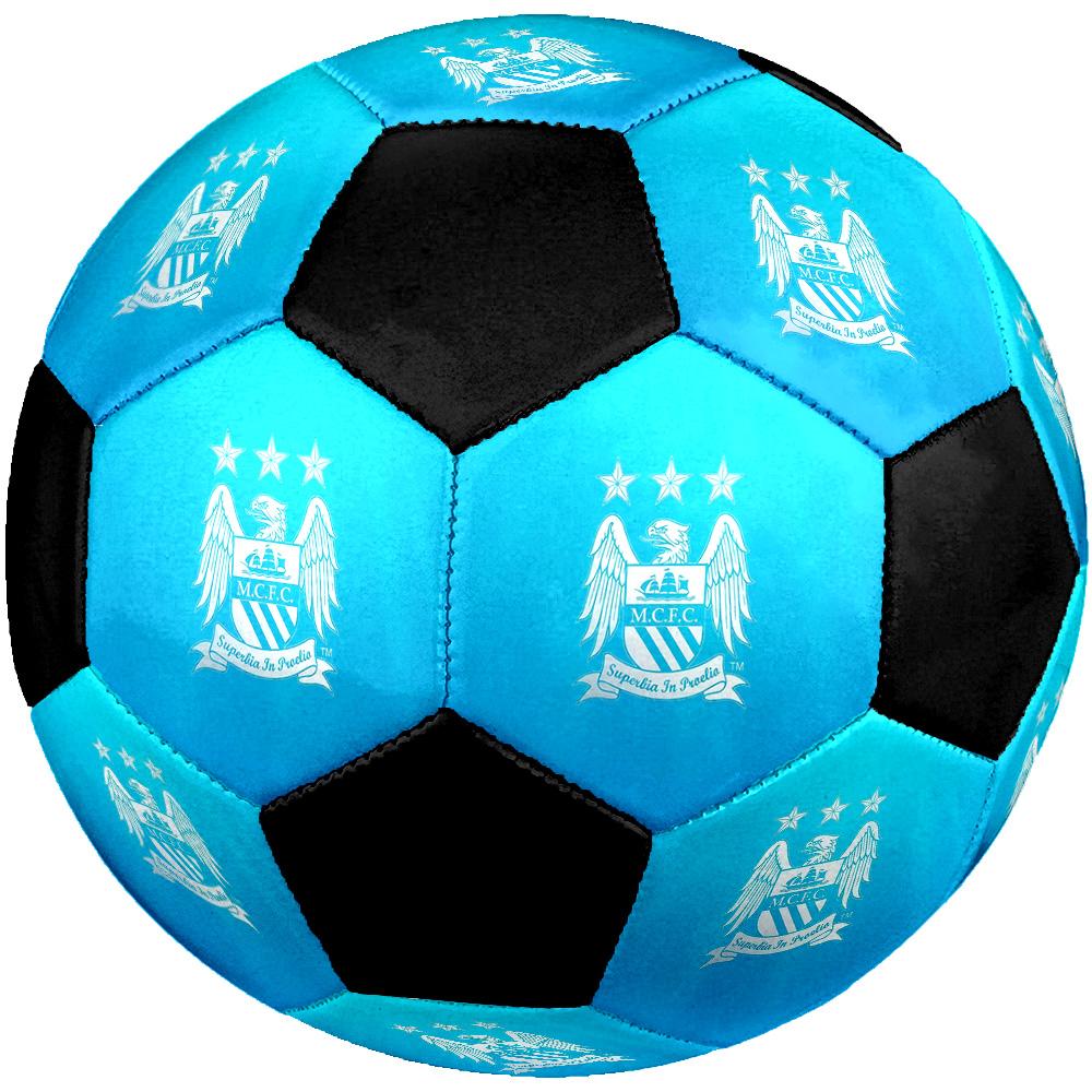 Manchester City Soccer Ball Colorful All Ages Machine Stitched PVC Competition Ready Durable High-Bounce.SIZE5