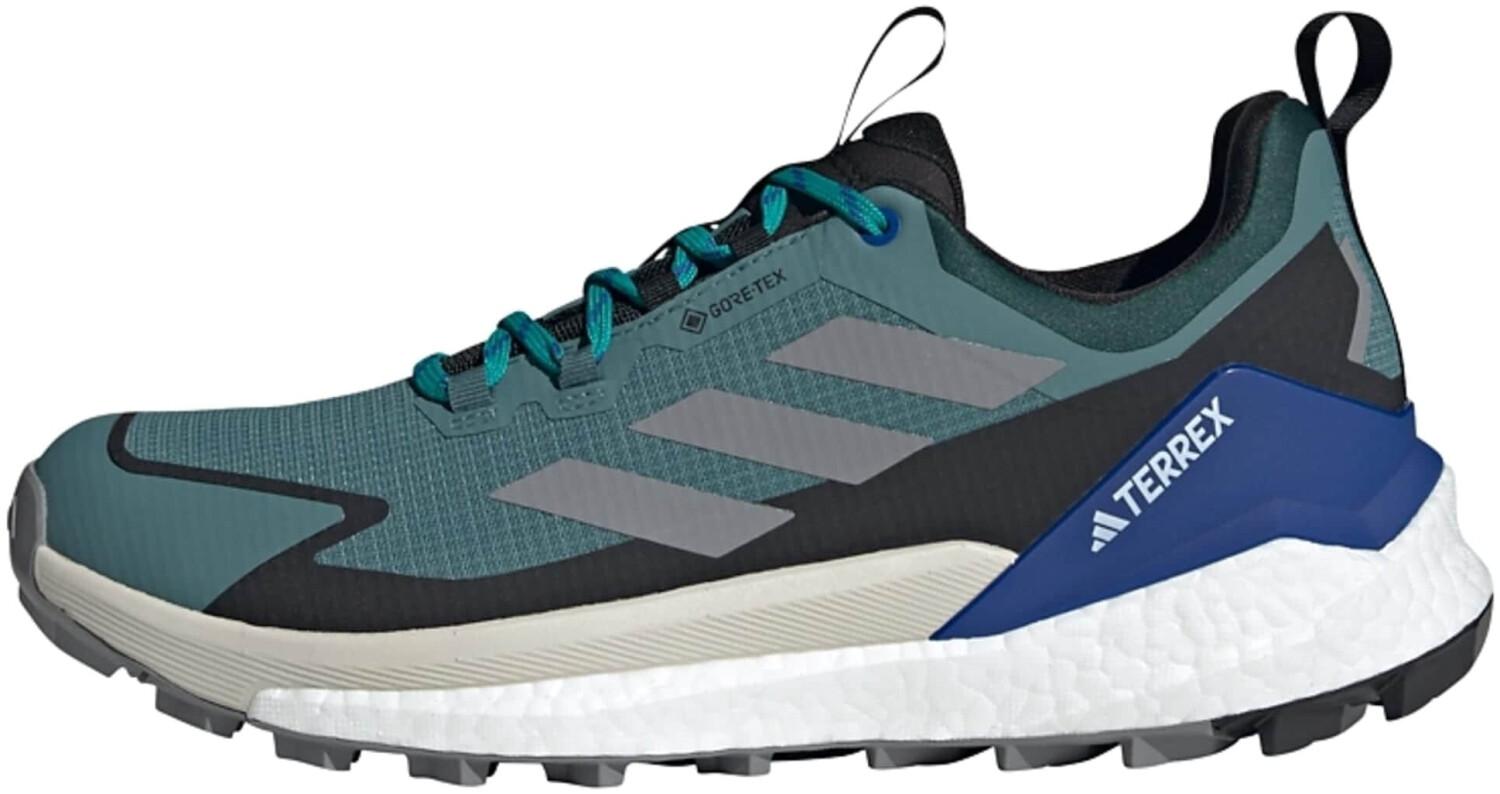 

Обувь для треккинга Adidas Terrex Free Hiker 2 0 Low Gore-Tex Wanderschuh teal grau schwarz 42