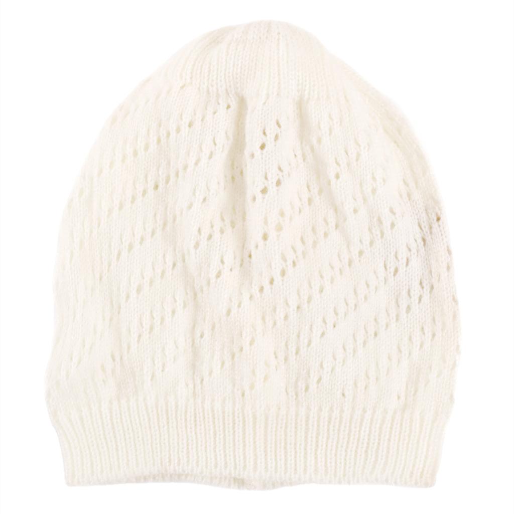 Autumn and Winter Warm Knitted Ear Protection Pile Up Hats Single Layer Women's Hats