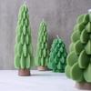 Christmas Tree Shape Silicone Mold for Making Candle Soap Christmas Pillar Candle Silicones Mould For Holiday Decoration