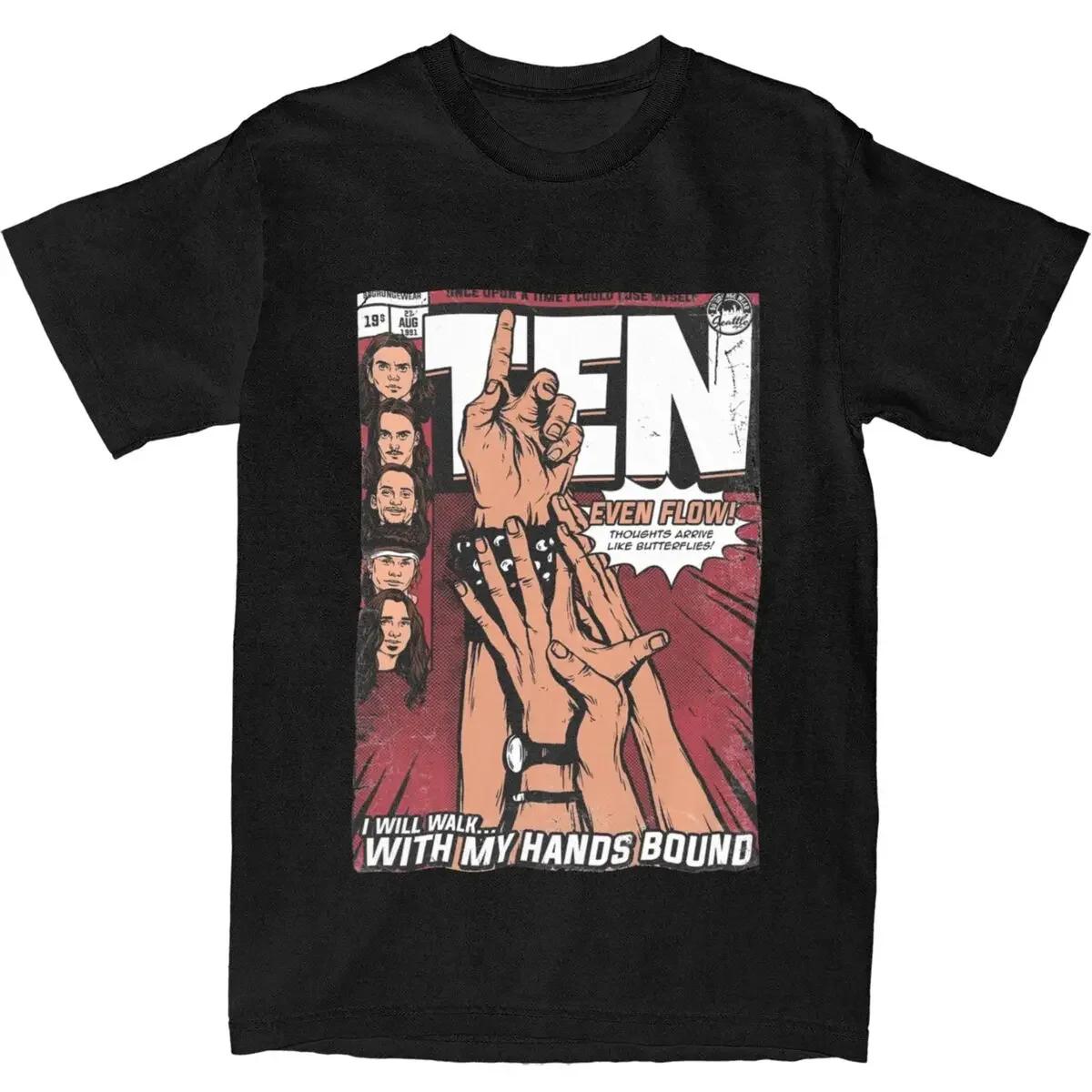 

Men Women s Ten Studio Album Pearl Jam Graphic T Shirt Merchandise Vintage T Shirt Tee Clothing All Seasons S чёрный