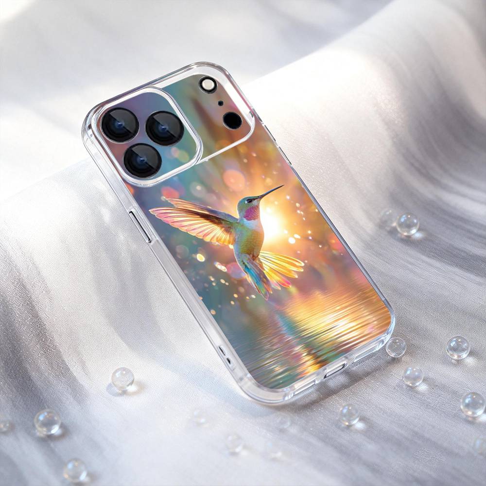 Bird Hummingbird Phone Case For iPhone 17,16,15,14,13,12,11,Pro,XS,Max,XR,Plus,E,SE4,Mini Shockproof Soft Cover Transport