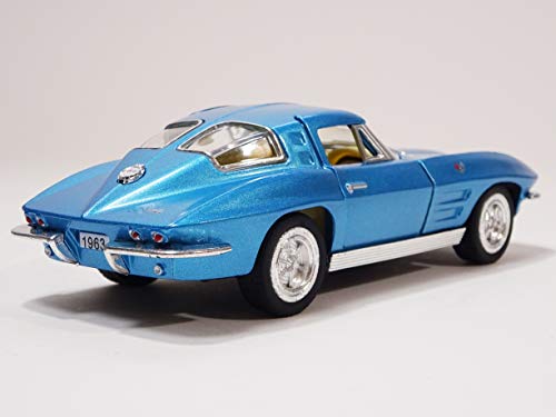 Kinsmart Chevrolet Corvette Stingray (1963) Blue 1/36 Diecast Model KT5358