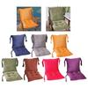 Chair Cushion with Backrest Keep Warm Seat Cushion for Office Bleacher Patio