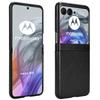Pro Motorola Razr 60 Pouzdro Textura liči PU kůže+PC Kryt na telefon