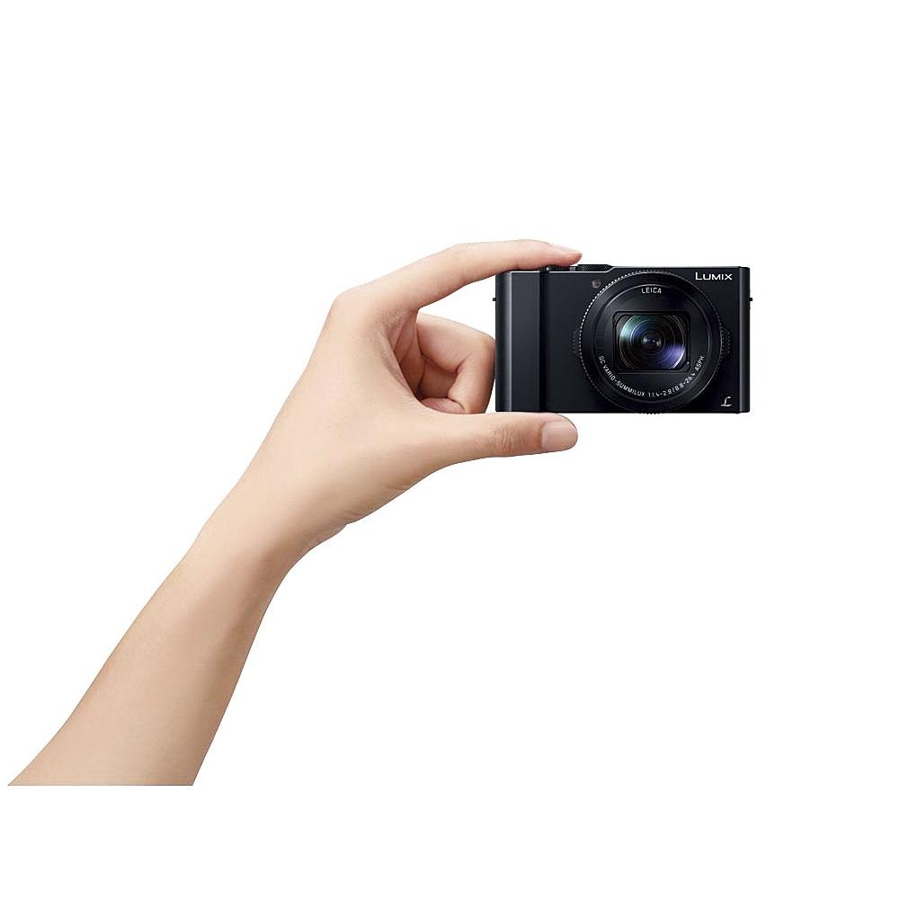 Panasonic Kompakte Digitalkamera Lumix LX9 Ausgestattet mit 1.0-Typ-Sensor 4K-Video-kompatibel Schwarz DMC-LX9-K