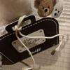[USED] Steiff Teddy Bear Bag Box White