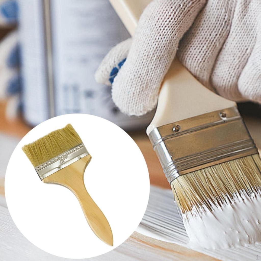 Household Paint Brush Flat Stain Painting Brushes for Stains Oil